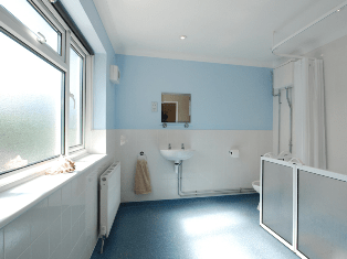 Accessible bathroom,Seastar, Deal, Kent.