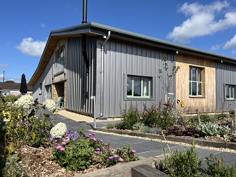 The Big Tin Barn - accessible holiday accommodation with ceiling hoist