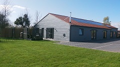 Accessible cottages with ceiling hoists at Laurel Farm near Weston-Super-Mare
